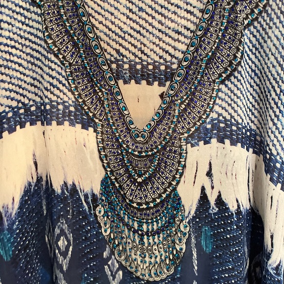 CHARLIE PAIGE OSFM DETAIL PONCHO - Picture 4 of 7